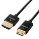 ELECOM HDMI�P�[�u�� �X�[�p�[�X�����^�C�v �^�C�vA-�^�C�vC ����1.5m DH-HD14SSM15BK