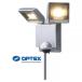 OPTEX LED сенсор свет ON/OFF модель серебряный 2 лампа type лампа цвет 2700K 1500lm водонепроницаемый IP45 LA-23(S)