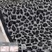  Denim cloth thin Jaguar do weave leopard print Leopard pattern leopard print 9 ounce bag jeans skirt made in Japan Okayama ..