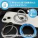 MagSafe�Ή� �X�}�z�����O �X�^���h �}�O�l�b�g�� 360�x���� �����h�~ �A���~���� �܂肽���� ���^ iPhone�z���_�[ �����O�X�^���h ���͎��� �֘A�摜3