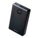 �G���R�� ELECOM ���ő̃��o�C���o�b�e���[(10000mAh/35W) �u���b�N DE-C86-10000BK