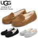  UGG moccasin Anne attrition - lady's slip-on shoes sheepskin suede driving Flat beige black 2 color mouton protection against cold UGG ANSLEY 1106878