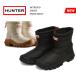 HUNTER Hunter lady's in torepido Short snow boots thickness bottom black white black white winter snow waterproof protection against cold heat insulation INTREPID SHORT SNOW BOOT WFS2108WWU