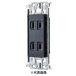 �p�i�\�j�b�N WTL1502B �����_�u���R���Z���g �����g�t 15A 125V AC �F �u���b�N