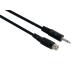 3.5mm моно мужской +RCA штекер женский +1.2m кабель 