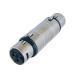 3P XLR женский -3P XLR женский конверсионный адаптор NA3FF-NEUTRIK