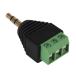 3.5mm стерео Jack мужской -3P терминал шт. 5 шт 