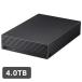 �y���b�s���O�z�y���������z�o�b�t�@���[ HD-NRLD4.0U3-BA 4TB �O�t���n�[�h�f�B�X�N�h���C�u �X�^���_�[�h���f�� �u���b�N�@�V�i