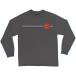 SANTA CRUZ Mens L/S T-Shirt Classic Dot L/S Skate T-Shirt - Charcoal Heather  Size: XX-Large¹͢