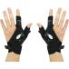 FomaTrade LED Flashlight Gloves  Cool Fingerless LED Flashlight Gloves for Repairing Working in Darkness Places Fishing Camping Hiking and Outdoor