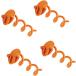 [ параллель импортные товары ]8 inch.Folding кольцо спираль якорь Pack of 4 ANCHFR8-ORG-R 4