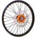 ¹͢ʡWarp 9 Complete Wheel Kit - Rear 19 x 2.15 Black Rim & Spokes/Orange