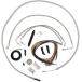 ���¹�͢���ʡ�LA Choppers LA-8012KT2B-16 Complete Handlebar Cable/Brake & Clutch L