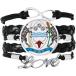 �y���s�A���i�zDIYthinker Botswana National Emblem Country Bracelet Love Accessory