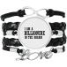 DIYthinker I Am A Millionaire in The Dream Bracelet Love Accessory Twisted Leather Knitting Rope Wristband Gift¹͢