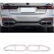 WRDD Exhaust Tail Tip for BMW 7 Series G11 G12 730 740 750li 2019-2020 M Sport Stainless Steel Car Exhaust Pipe Cover Trim Exhaust Tips Muffler Pip