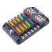 [ параллель импортные товары ]12-Way Fuse Block Waterproof Boat Fuse Panel 12-24V Marine Fuse Blo