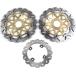 Arashi Front Rear Brake Disc Rotors for KAWASAKI Ninja ZX9R 2002 2003 Motorcycle Replacement Accessories ZX-9R ZX 9R 02 03 Gold¹͢