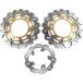 Arashi Front Rear Brake Disc Rotors for YAMAHA YZF R6 2003-2004 Motorcycle Replacement Accessories YZF-R6 03 Gold¹͢