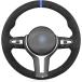 ¹͢ʡMEWANT Steering Wheel Wrap Black Alcantara Auto Steering Wheel Cover