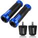 WJSM Motorcycle Handlebar Grips Ends Handle Bar Cap End Cap Plug for Kawasaki BN125 BN 125 Eliminator 2003-2008 2004 2005 2006 2007 (Color : Blue)