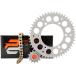 ¹͢ʡPrimary Drive Alloy Kit & Gold X-Ring Chain Silver Rear Sprocket For
