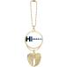 Morse Code Hello Dot Line Expression Car Keychain Angel Wing Pendant¹͢