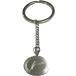 ¹͢ʡSilver Toned Oval Etched Dolphin Pendant Keychain