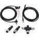 For NMEA2000 Starter Kit  ABS IP67 Waterproof for NMEA 2000 Backbone Cables T Connector Power Cable Male Female Resistor 3 Port Adapter for Garmin