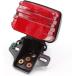 Qtqgoitem DC 12V Plastic Shell Red Scooter Motorcycle Integrated Tail Light for GS125 (Model: e4f 5f0 a6f 1c1 b07)¹͢