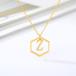 ¹͢ʡA-Z Letter Necklace Name Choker Necklace For Women Pendant Jewelry A