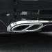 Pipe Throat Exhaust Outputs Tail Cover Trim for Mercedes-Benz S Class W223 S580 S560 S450 S500 S63 AMG S580e Exterior Accessories¹͢