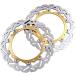 ¹͢ʡLirun Pair Motorcycle Front Brake Disc Rotor Replacement for BMW S10