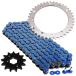 for Blue Drive Chain and Sprockets Kit for Yamaha Warrior 350 YFM350X 1989-2004 Model-XT-50659¹͢