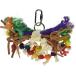 [ параллель импортные товары ] Penn-Plax BA820 Appetizer Leather Kabob Bird Toy