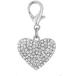 [ параллель импортные товары ] PETFAVORITES Couture Designer Fancy Bling Rhinestone Heart Pet Cat