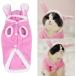 [ параллель импортные товары ] Bro'Bear Plush Rabbit Outfit with Hood &amp; Bunny Ears for Small Dogs