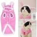 [ параллель импортные товары ] Bro'Bear Plush Rabbit Outfit with Hood &amp; Bunny Ears for Small Dogs
