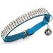 [ параллель импортные товары ] CHUKCHI Soft Velvet Safe Cat Adjustable Collar Bling Diamante with