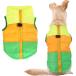 [ параллель импортные товары ] Idepet Pet Dog Cat Coat with Leash Anchor Color Patchwork Padded Pu