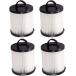 Anboo 4 Eureka DCF-21 Filters  Long-Life WASHABLE  REUSABLE and Allergen Filtration  Compare With Eureka DCF21 Part 67821  68931  68931A  EF91  EF-