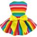 [ параллель импортные товары ] Fitwarm Rainbow Easter Pet Clothes Dog Dresses Vest Shirts Sundress