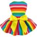 [ параллель импортные товары ] Fitwarm Rainbow Easter Pet Clothes Dog Dresses Vest Shirts Sundress