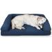 Furhaven XL Cooling Gel Foam Dog Bed Quilted Sofa-Style w/ Removable Washable Cover - Navy Jumbo (X-Large) parallel imported goods 