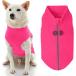 [ параллель импортные товары ] Gooby Zip Up Fleece Dog Sweater - Pink Large - Warm Pullover Fleec