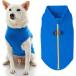 [ параллель импортные товары ] Gooby Zip Up Fleece Dog Sweater - Blue Small - Warm Pullover Fleec
