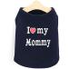 [ параллель импортные товары ] Pet Dog T-Shirt I Love My Daddy Mommy Vest Gift Costume Clothes for