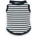 [ параллель импортные товары ] DroolingDog Small Dog Shirts Puppy Clothes Boy Striped T Shirt for