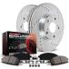 ¹͢ʡ Power Stop K6777 Front Z23 Carbon Fiber Brake Pads with Drilled & S