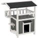 [TRIXIEPET] cat cage wooden cat cage nachula wood outdoor shade balcony cat house parallel imported goods 